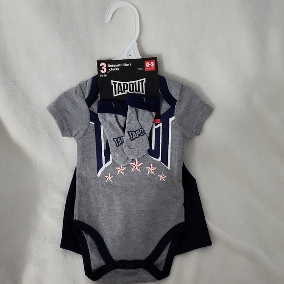 Tapout Other - Tapout Gray and Navy Baby Outfit Set